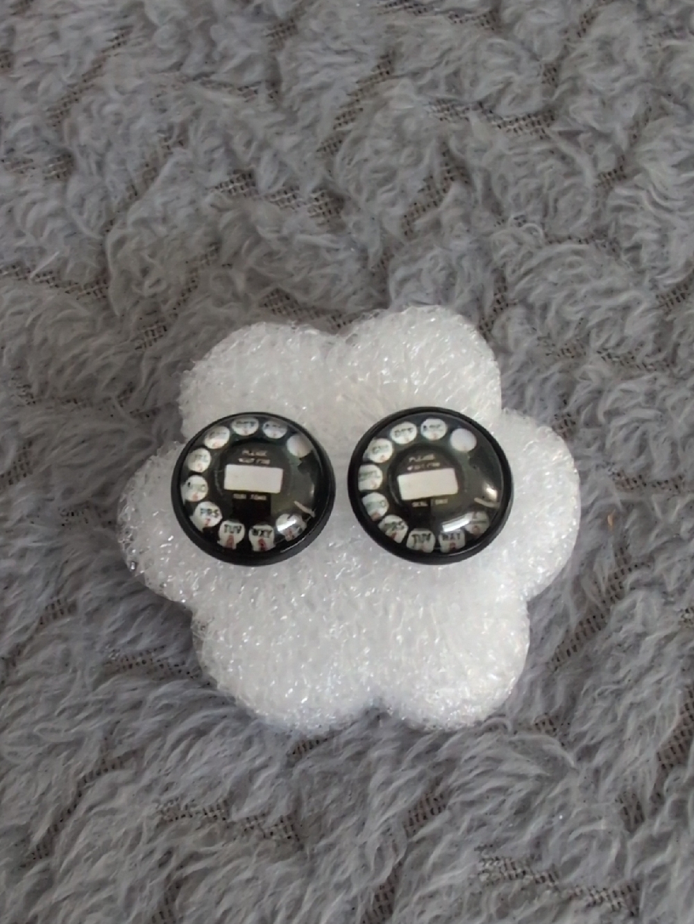 Rotary Dial Phone Earrings